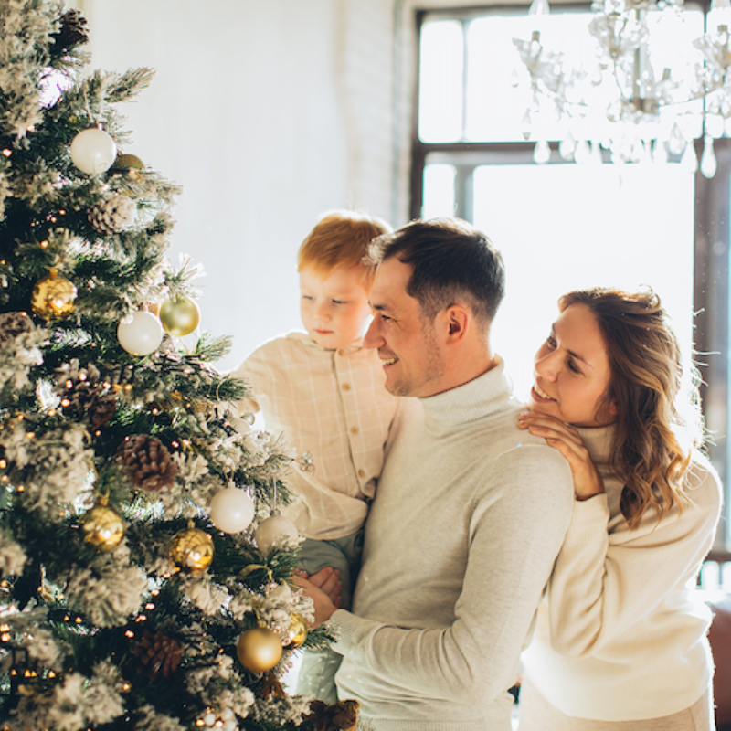 Sapin de Noël magique rétractable avec télécommande - S