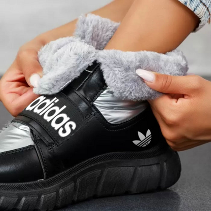 Adidas® 2023 Chaussures d'hiver orthopédiques imperméables et brillantes pour femmes