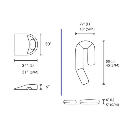 Système de coussin de soulagement des épaules et d'oreiller corporel