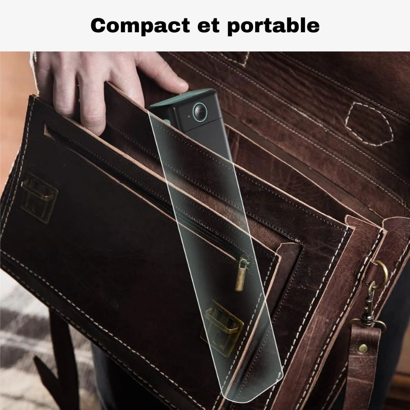 Imprimante portable sans fil, compatible avec les téléphones et les ordinateurs portables - T