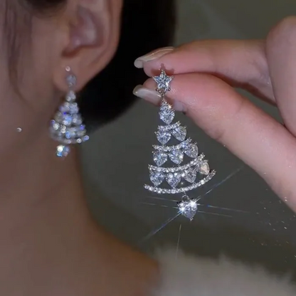 Boucles d'oreilles en forme d'arbre