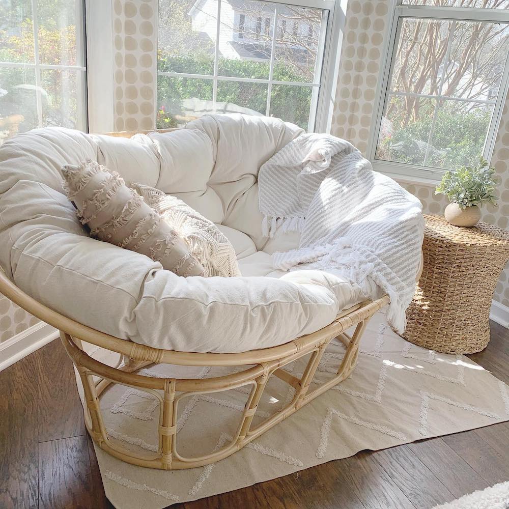 Chaise Papasan double